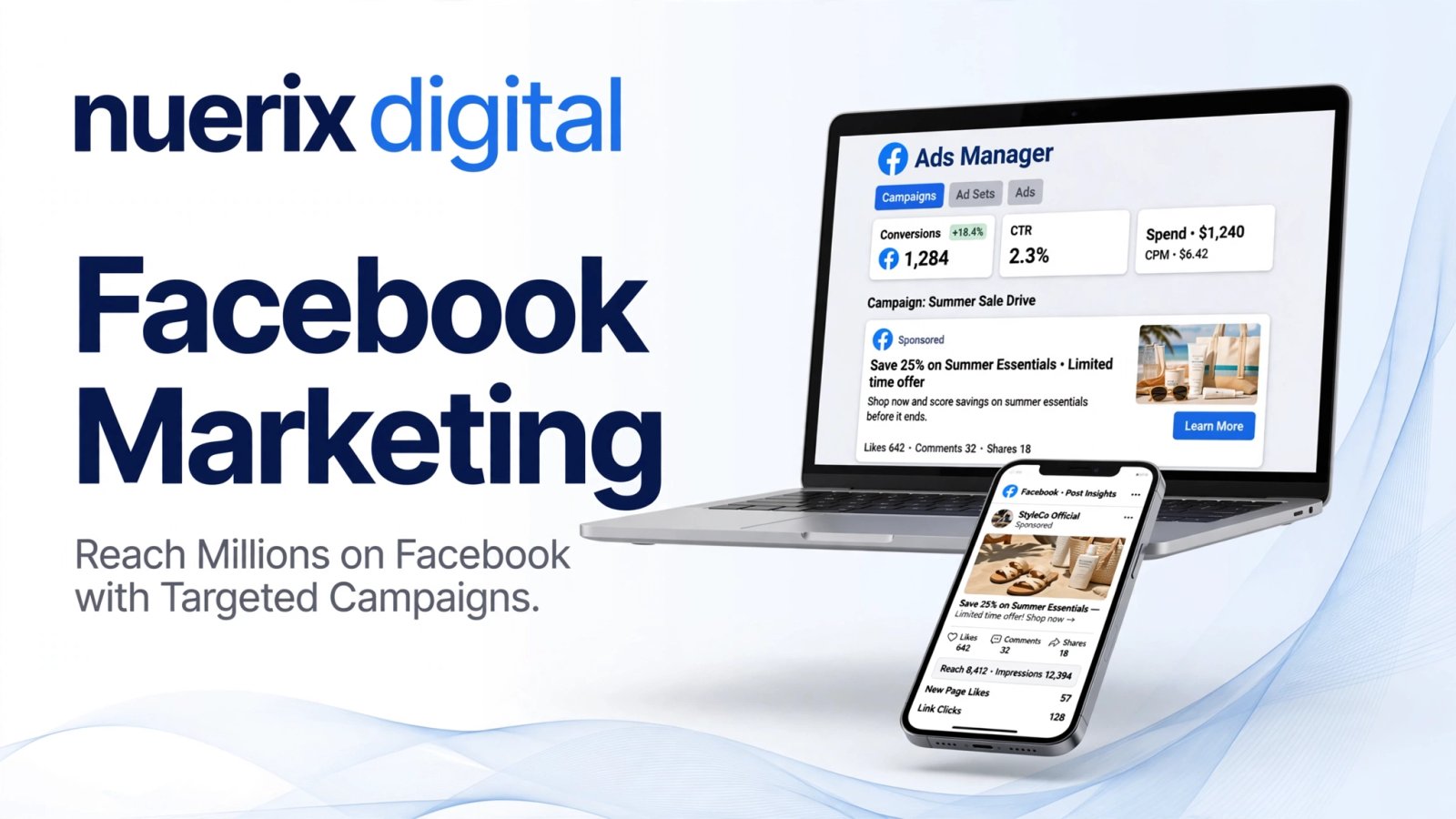 Facebook Marketing Services - NuerixDigital